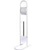 Set perie cu suport hartie igienica, metal, 30x16x78.5 cm OEM