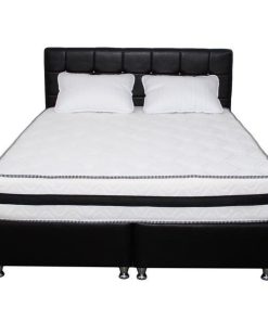 Set Saltea Super Lux Ortopedica IRIS plus 2 perne microfibra 50x70, 180x200x26