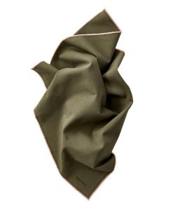 Set 2 servete din bumbac Organic 12301 Verde Olive, 50 x 50 cm, Bitz/Södahl