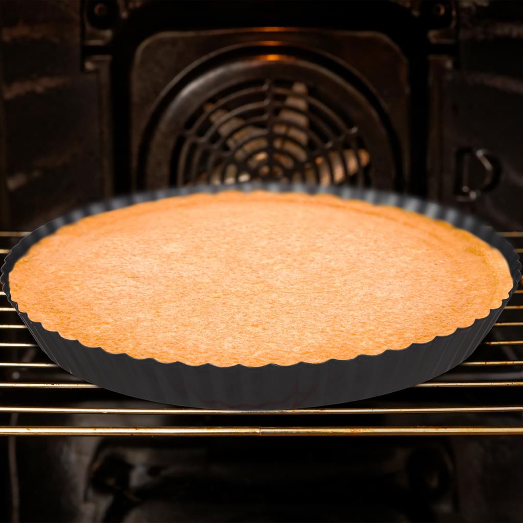 Set 3 buc tava rotunda pentru tarta, diametru 21 cm, 26 cm, 28 cm - imagine 2