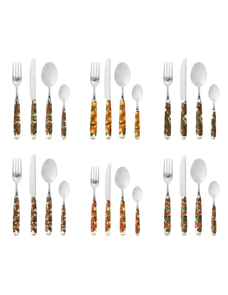 Set tacamuri din otel inoxidabil, 24 piese, Le Primizie Multicolor