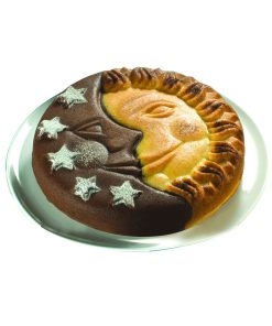 Alternative view of Forma din silicon pentru prajituri Luna si Soare