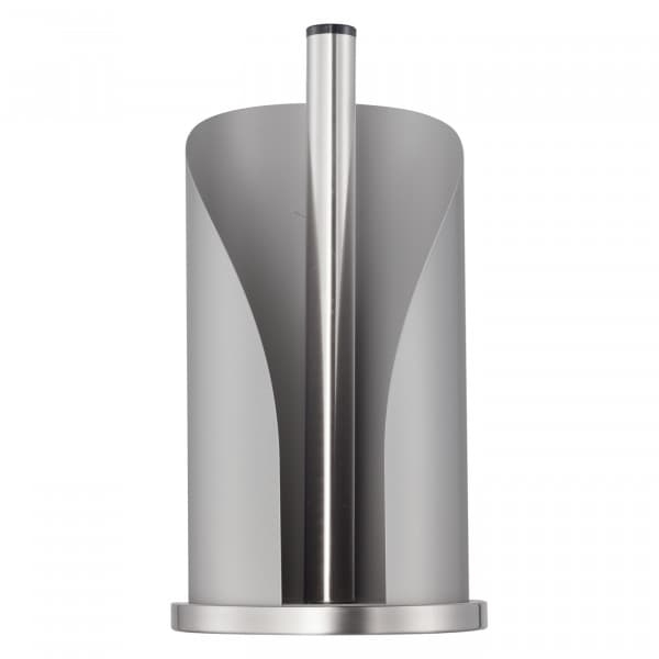 Suport metalic pentru role de bucatarie Paper Holder Gri Mat, Ø15,5xH30 cm