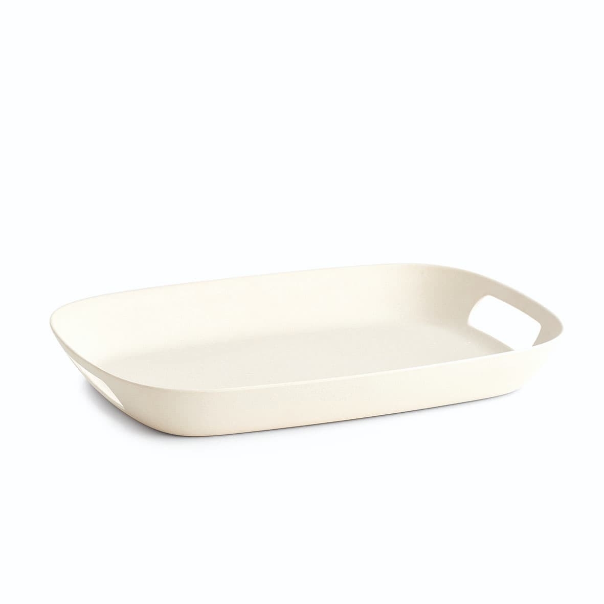 Tava pentru servire, din fibre de bambus, Bamboo Ivoir, L37,5xl27,3xH4,7 cm