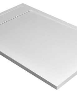 Cadita dus dreptunghiulara slim Radaway Teos F 130x90x4cm marmura alb