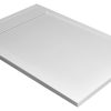 Cadita dus dreptunghiulara slim Radaway Teos F 100x90x4cm marmura alb
