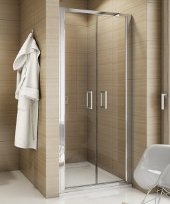 Usa batanta din 2 piese Sanswis Top-Line 80cm sticla securizata 5 mm