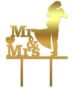 Topper tort nunta Mr&Mrs hn - Tomvalk