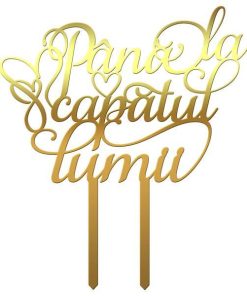 Topper tort nunta Pana la capatul lumii - Tomvalk