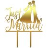 Topper tortul de nunta Just Married 8 - Tomvalk