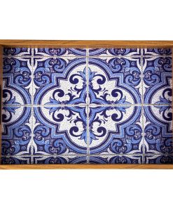 Tava Manopoulos 45x32cm Blue Mosaic