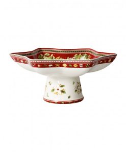 Bol cu picior Villeroy & Boch Winter Bakery Delight Star 27x21x12cm