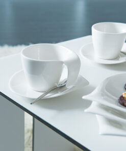 Ceasca si farfuriuta cappuccino Villeroy & Boch Flow 0.38 litri
