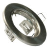 Spot rotund inox, incastrat, diametru 80mm, fix, GTV