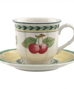 Ceasca si farfuriuta espresso Villeroy & Boch French Garden Fleurence 0.10 litri