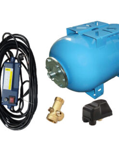Kit complet sistem hidrofor, pompa submersibila APC SKM 100/100, rezervor 100L, presostat, racord 5 cai, manometru