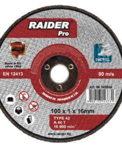 Disc pentru metal 100x1x16mm, Raider 169904