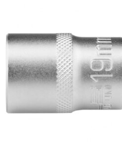 Cap tubular, 1/2 ", 19 mm, bihex, CrV , in patrat 1/2" cromat Stels