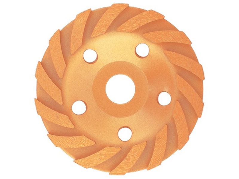 Disc diamantat pentru slefuit in forma de cupa 125 mm, turbosegmentat MATRIX