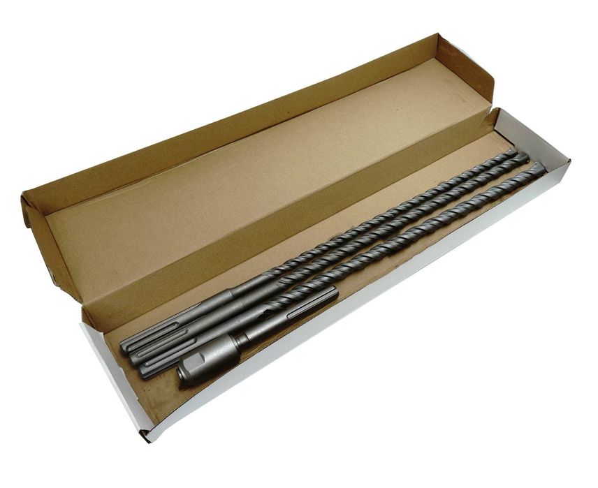Set 3 burghie SDS MAX 16 20 22mm si adaptor SDS MAX LA SDS