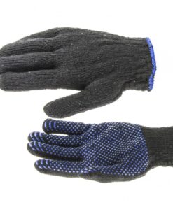 Manusi bumbac-poliester, plus, PVC, "puncte", 7 cl., 55 g, Sibrtech