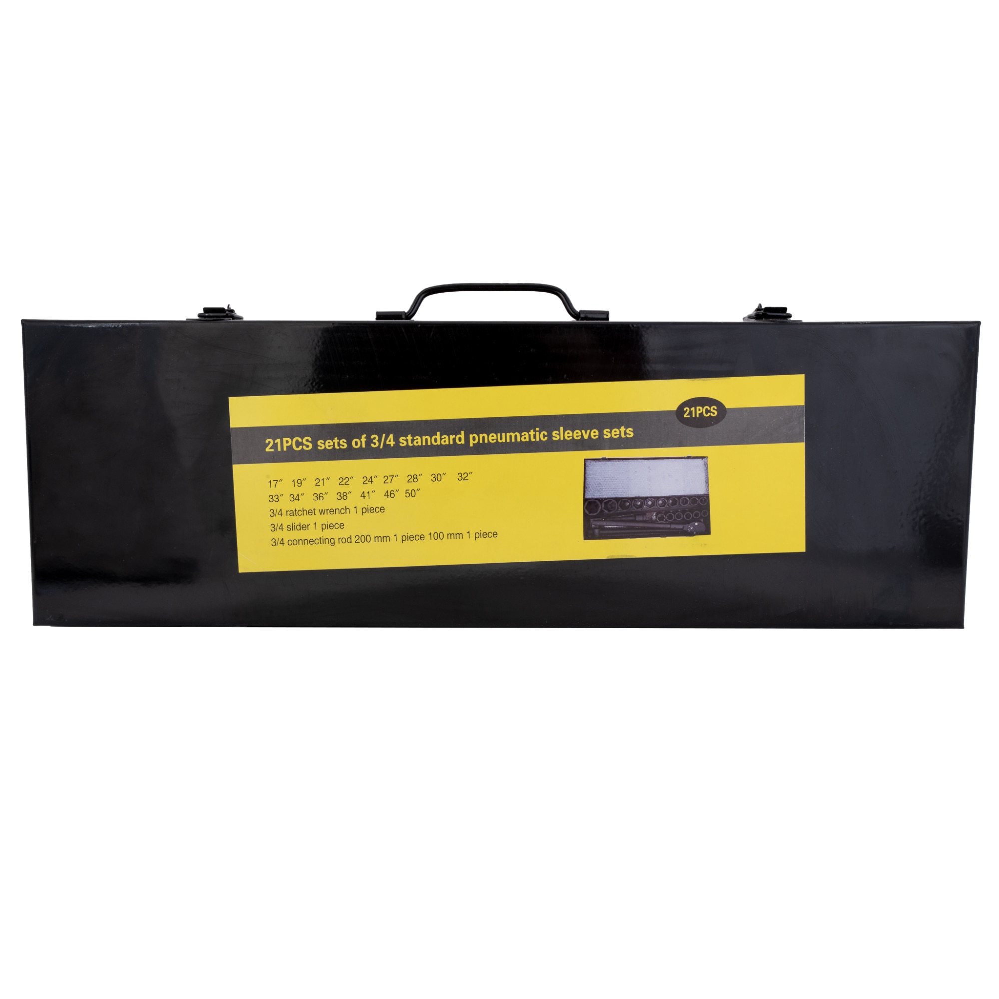 Trusa cu tubulare de impact 17-50mm, antrenare 3/4", 21 piese - imagine 2