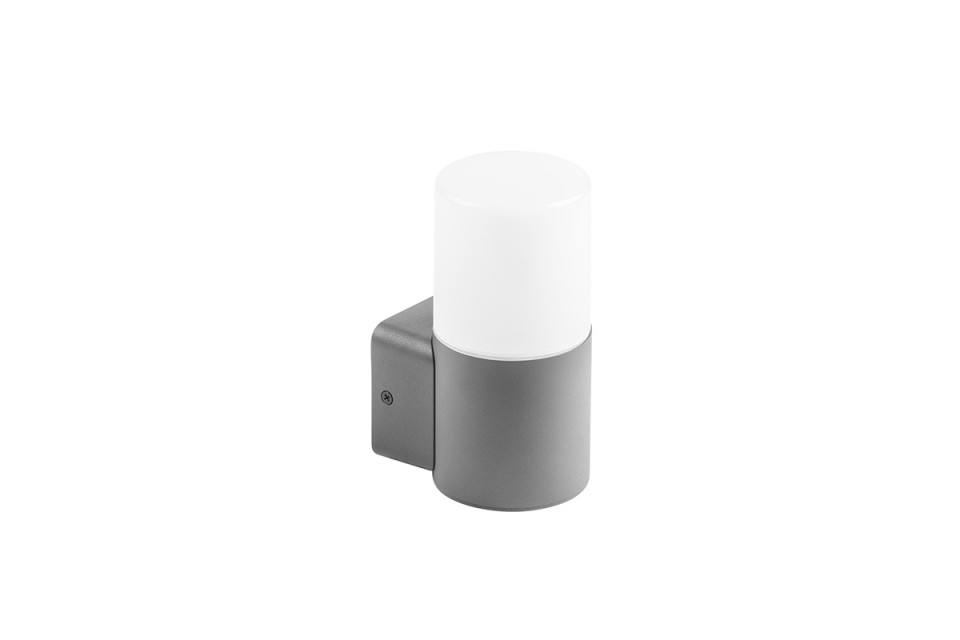 Aplica de exterior Corta, 1 bec, dulie E27, antracit + alb, IP44, GTV - imagine 2