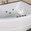 Cada asimetrica cu hidromasaj Belform Magnus 160x115x80cm Hidro Air orientare stanga