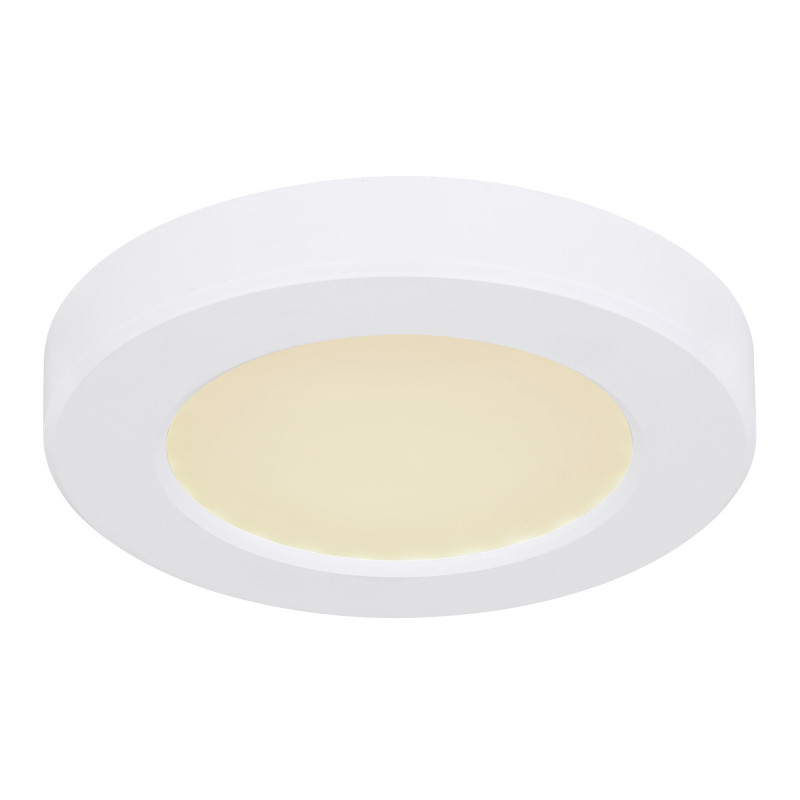 Plafoniera alba, 450lm, temperatura de culoare ajustabilam 3.000-4000-6.500K, 12379-6W, Globo