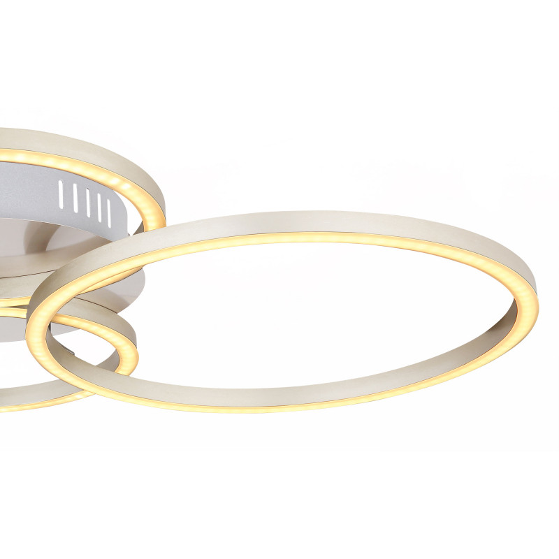 Plafoniera LED 40W Kendy,lumina calda, flux luminos 1960 lm, alba, 67233-40N Globo - imagine 5