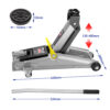 Cric auto hidraulic inclusiv geanta, 3 tone