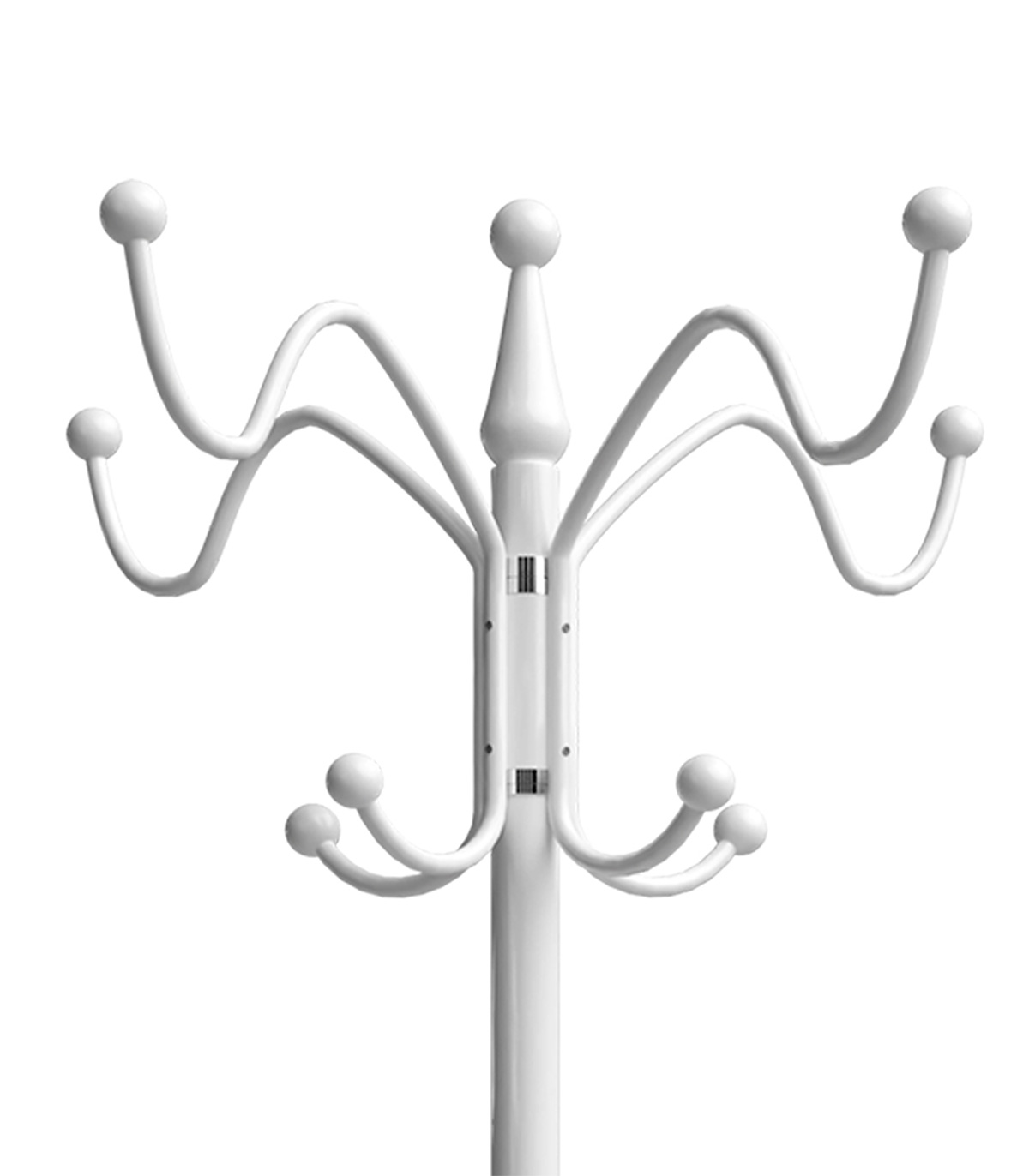Cuier haine standard curbat, Alb - imagine 3