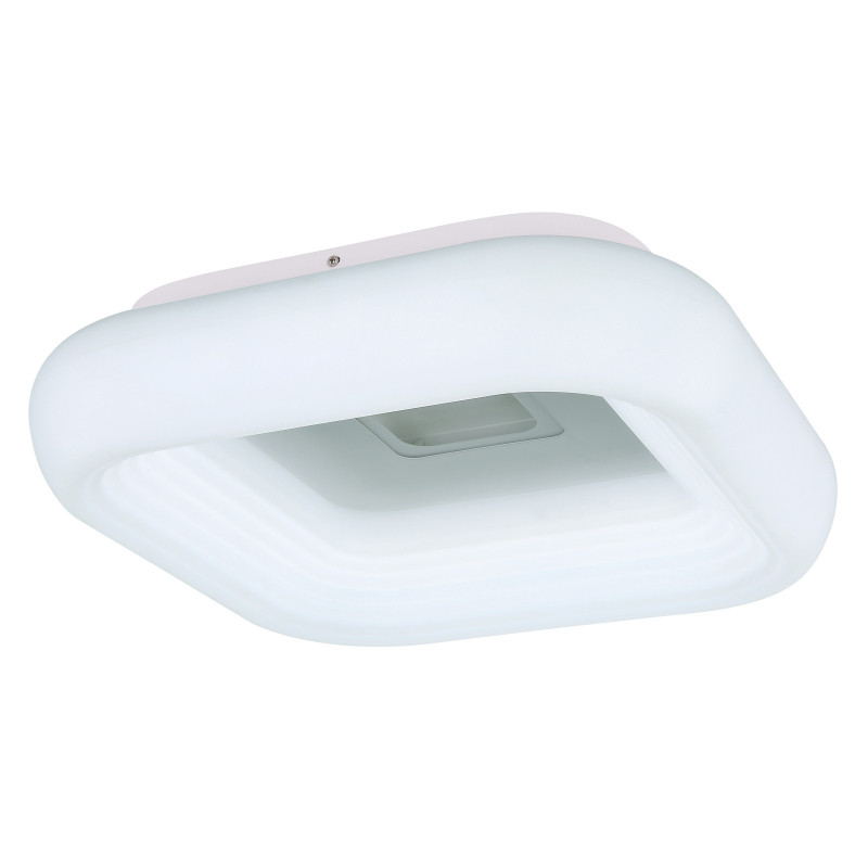 Plafoniera din metal alb, crom, cu telecomanda, 3800lm, temperatura de culoare ajutabila 3000-6000K, 41295-50, Globo - imagine 6