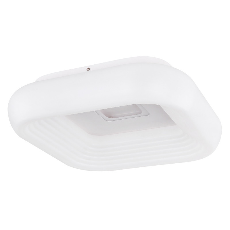 Plafoniera din metal alb, crom, cu telecomanda, 3800lm, temperatura de culoare ajutabila 3000-6000K, 41295-50, Globo - imagine 7