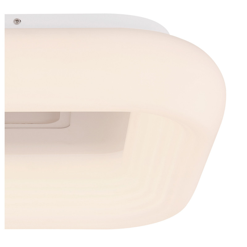 Plafoniera din metal alb, crom, cu telecomanda, 3800lm, temperatura de culoare ajutabila 3000-6000K, 41295-50, Globo - imagine 11
