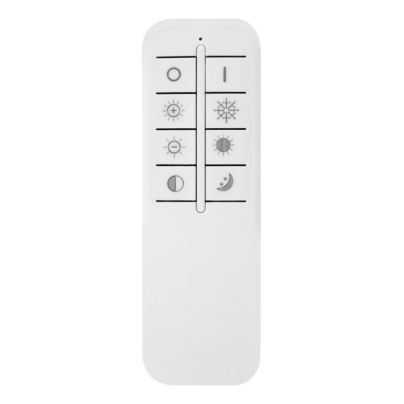 Plafoniera din metal alb, crom, cu telecomanda, 3800lm, temperatura de culoare ajutabila 3000-6000K, 41295-50, Globo - imagine 12