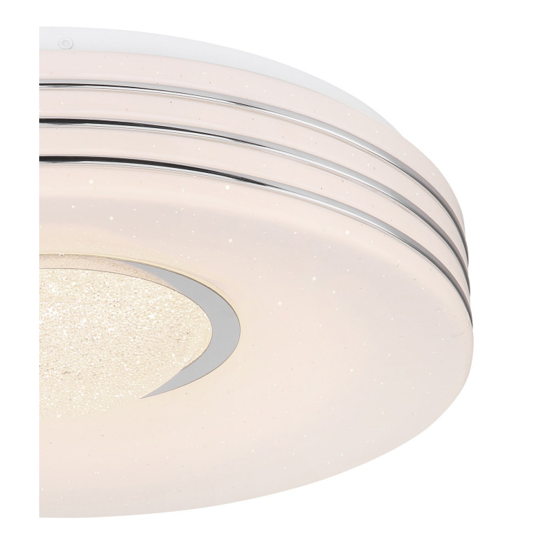 Plafoniera metal alb, cu telecomandă, 1660lm, temperatura de culoare ajustabila 3.000-4.000-6.000K, 41299-40, Globo - imagine 4