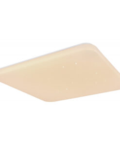 Plafoniera metal alb, cu telecomanda, 1750lm, temperatura de culoare ajustabila 3.000-6.500K, 41348-30SQSH, Globo