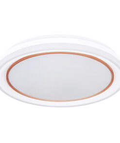 Alternative view of Plafoniera metal alb, cu telecomanda, 2700lm, temperatura de culoare ajustabila 3.000-6.500K, 48274-40, Globo