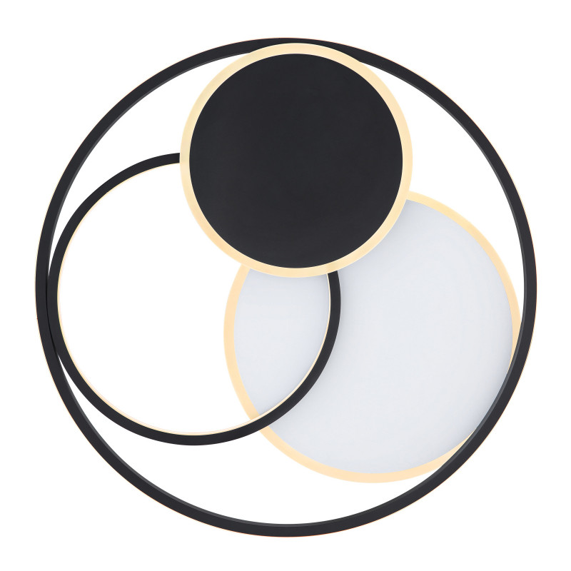 Plafoniera metal alb, negru, 2150lm, temperatura de culoare ajustabila 2.700-4000-6.000K, 48444-45, Globo - imagine 3