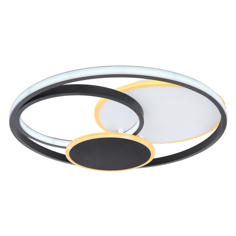 Plafoniera metal alb, negru, 2150lm, temperatura de culoare ajustabila 2.700-4000-6.000K, 48444-45, Globo - imagine 6