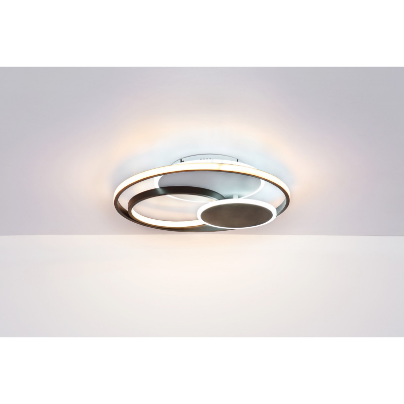 Plafoniera metal alb, negru, 2150lm, temperatura de culoare ajustabila 2.700-4000-6.000K, 48444-45, Globo - imagine 8