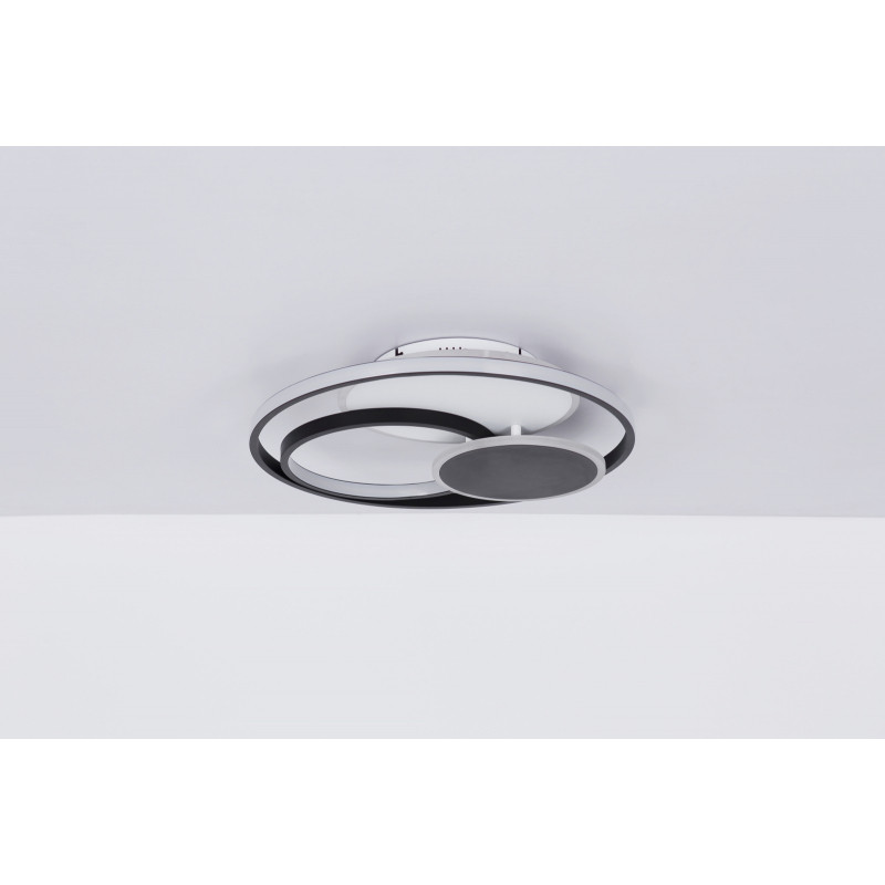 Plafoniera metal alb, negru, 2150lm, temperatura de culoare ajustabila 2.700-4000-6.000K, 48444-45, Globo - imagine 9