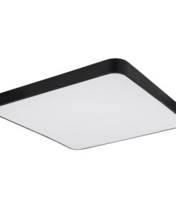 Alternative view of Plafoniera metal negru, plastic, cu telecomanda, 2500lm, temperatura de culoare ajustabila 3000-6000K, Globo