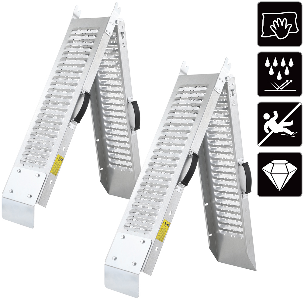Set 2x Rampa de incarcare auto, 400 kg, Pliabil - imagine 6