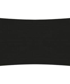 vidaXL Pânză parasolar, negru, 5x7 m, HDPE, 160 g/m²