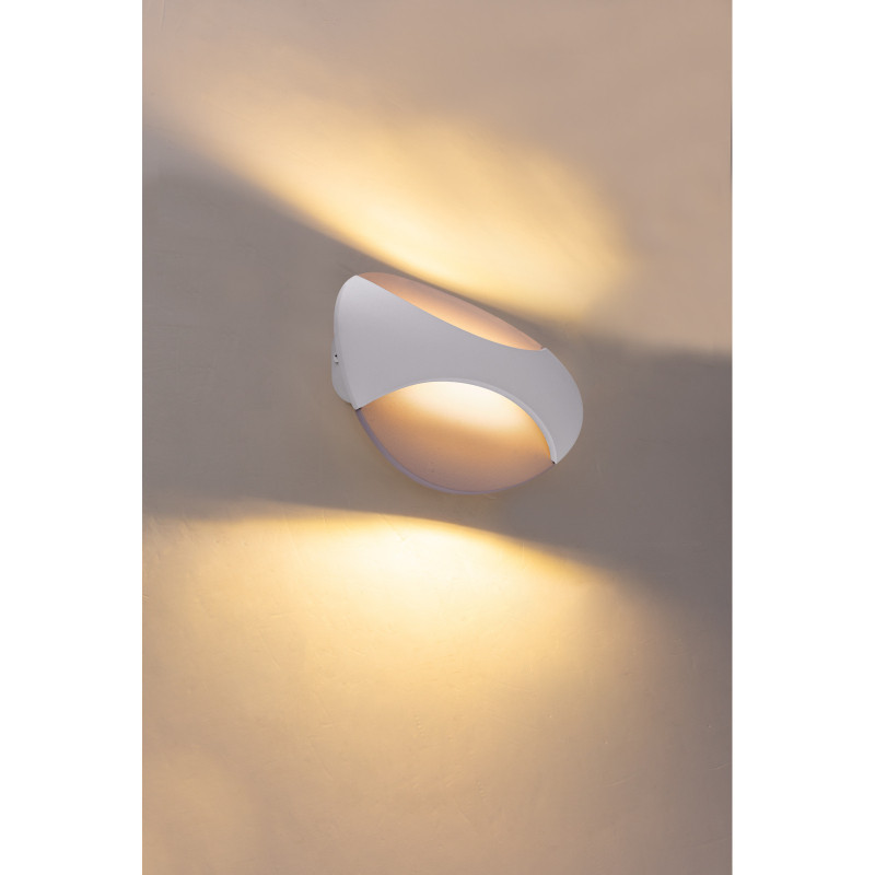 Aplica de perete LED 6W, metal alb , lumina calda(3000 K), 600 lm, 78400W Globo - imagine 5