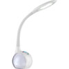 Lampa de birou alb , multicolor, brat flexibil, culori schimbabile, dimabil, 300lm, lumina rece (5500K), 58278, Globo