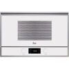 Cuptor cu microunde incorporabil Teka ML 822 BIS cu 22 litri 9 retete presetate 850W baza ceramica grill 1200W rabatabil balama stanga inox anti-pata/cristal alb