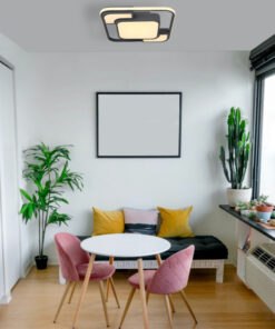 Alternative view of Plafoniera metal gri, 1100lm,lumina calda (3000K), 67259-30, Globo